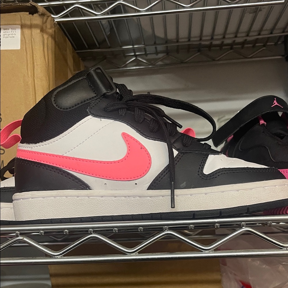 Jordan Kids Sneakers Black and Pink
